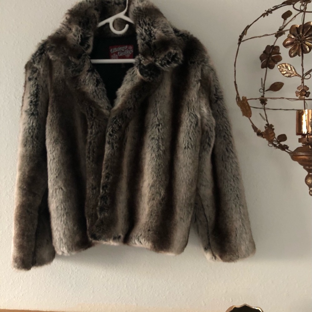Fun Faux Fur Cropped Jacket made in Canada